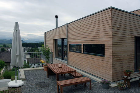 Zoom: Holzhaus in Rüfenacht