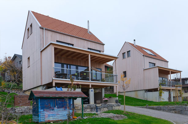 Holzhaus Objekt 45,  Region Bern, Verdichtetes Bauen
